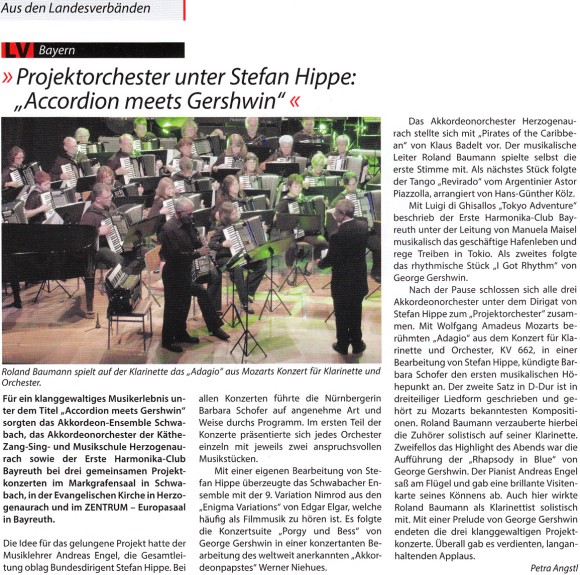 Bericht Accordion meets Gershwin