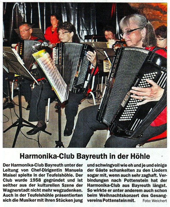 Bericht Konzert Teufelshöhle 2013